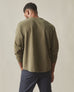 Men's Long Sleeve Broken-In Premium Slub Henley - Washed Seaweed